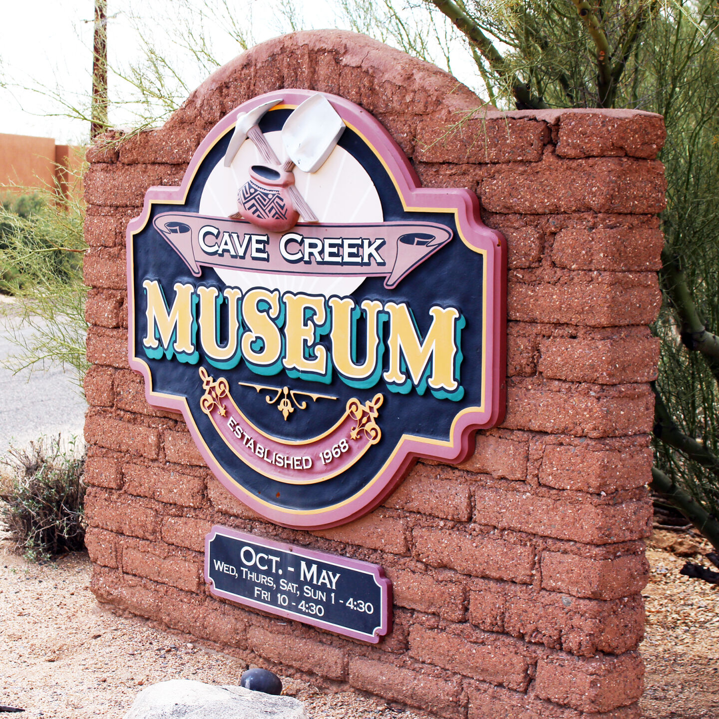 Cave Creek Museum sign